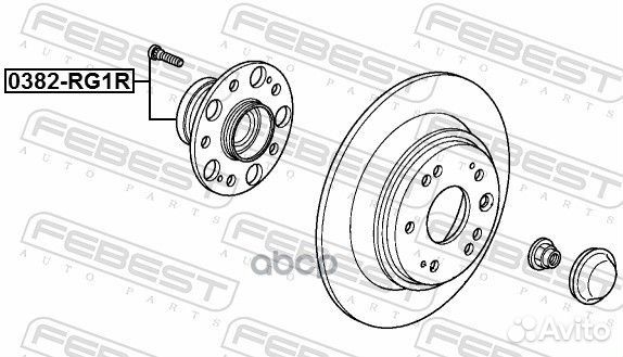 К-кт подшипника ступицы задней Honda Stepwgn 06