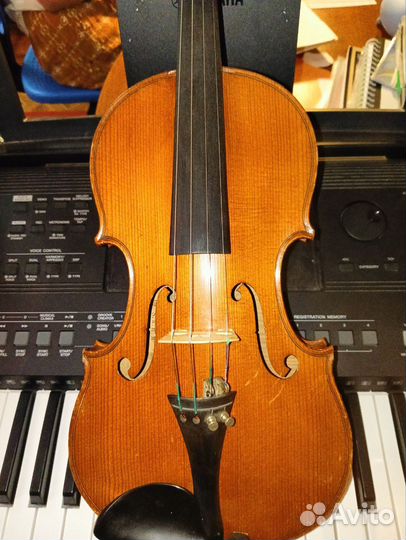 Антикварная мастеровая скрипка Breton 3/4. Франция