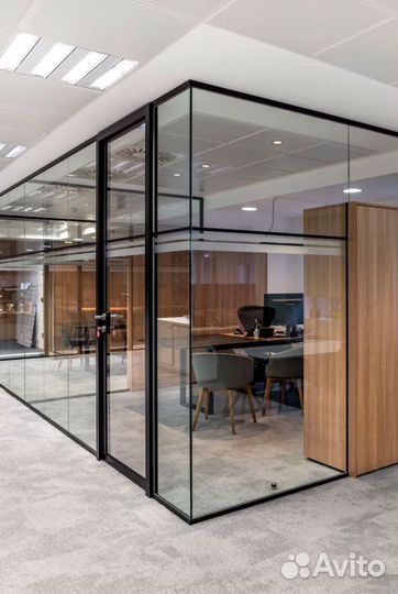 Перегородка стекло для офиса от производителя