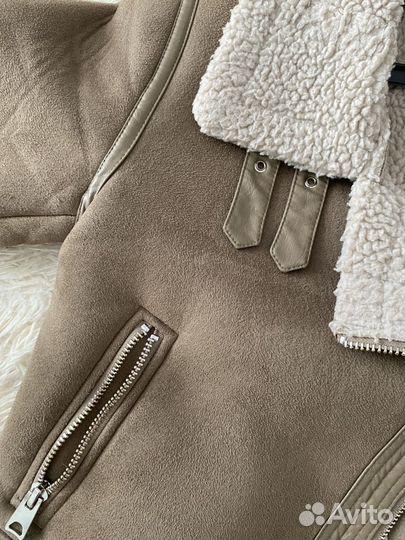 Дубленка женская zara