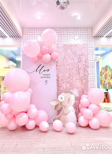 Фотозона из шаров на детский праздник