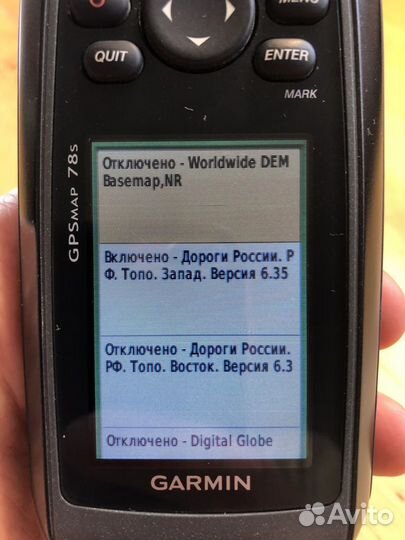 Навигатор garmin gpsmap 78s с топо 6.35