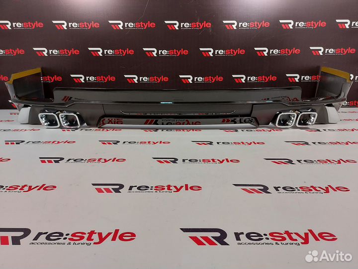 Губа задняя Toyota Land Cruiser Prado 150 3м с18г