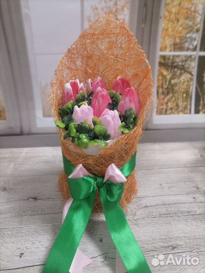 Букеты из мыла ручной работы