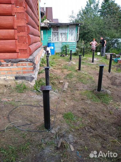 Фундамент на винтовых сваях