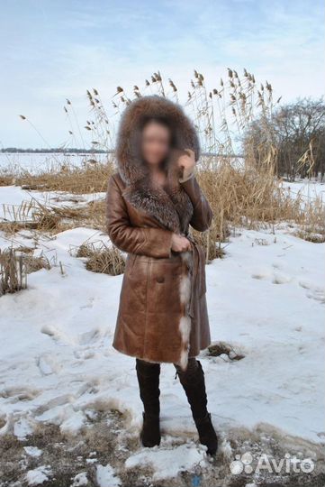 Дубленка натуральная женская 44-46