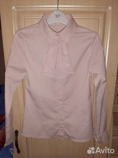 Блузка школьная на девочку 6-7 лет