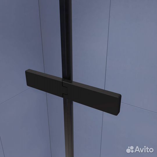 Душ. уголок 120x100x200 чёрн. прозр. стекло SV-04