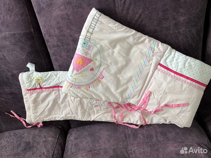 Бортики на детскую кроватку