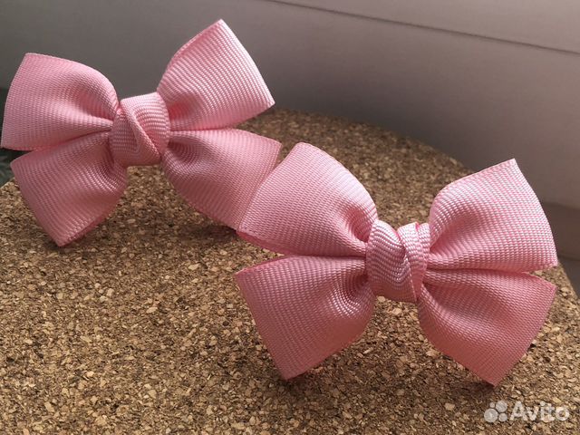 Бантики для волос. Ручной работы