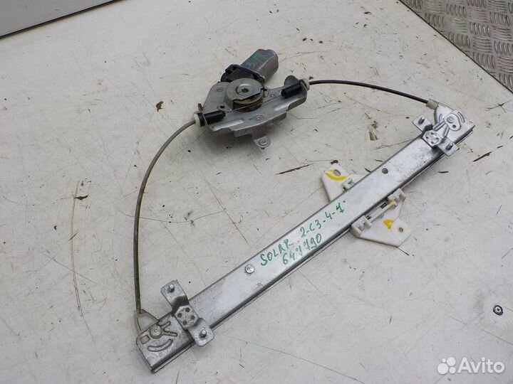 Стеклоподъемник Hyundai Solaris 2010