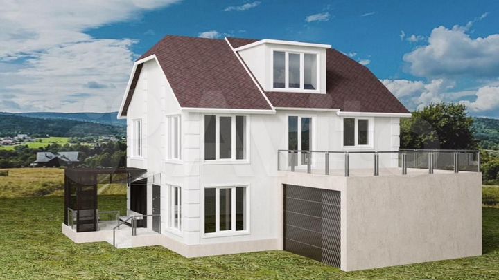 Коттедж 234 м² на участке 6 сот.