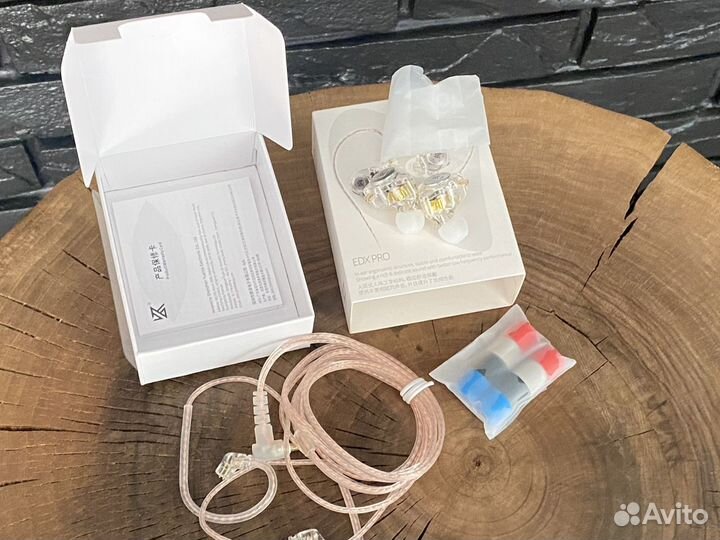 Наушники kz edx pro + амбушюры