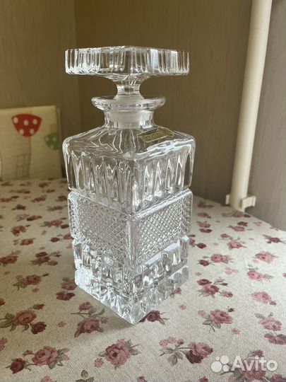 Штоф хрустальный богемия