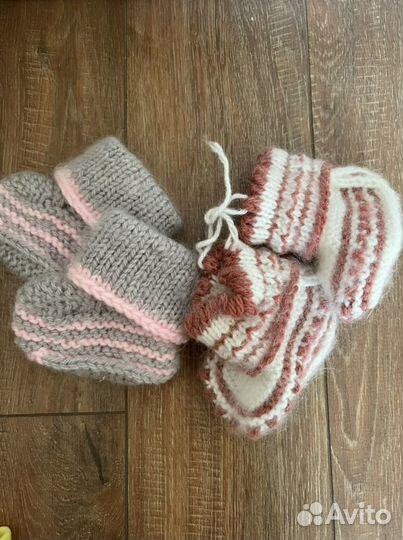 Пинетки вязаные