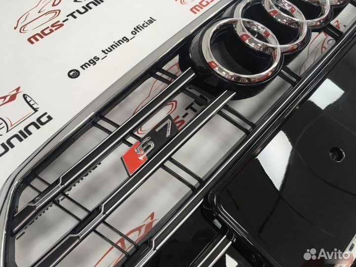 Решетка на Audi A7 14-17 гг. в стиле S7 дизайн 1