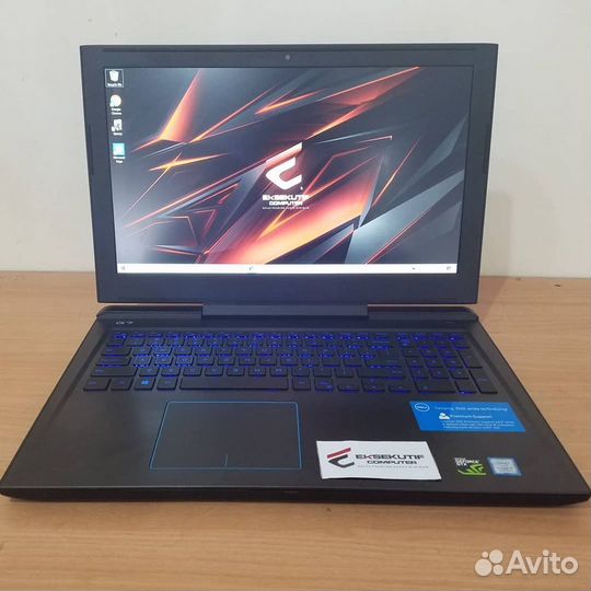 Dell 15.6 i7-8750H 6яд12пт GTX1060/6 16Gb ssd256gb