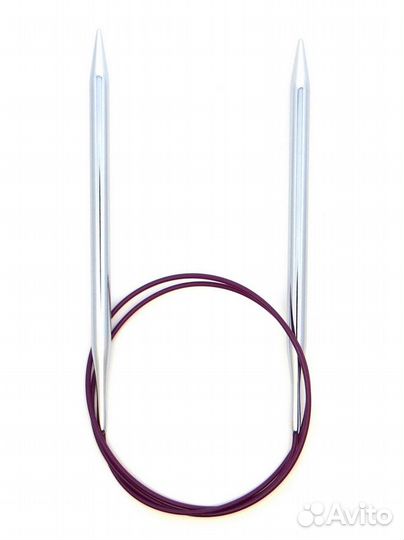 Спицы круговые Nova Metal KnitPro, 80 см, 6.5 мм