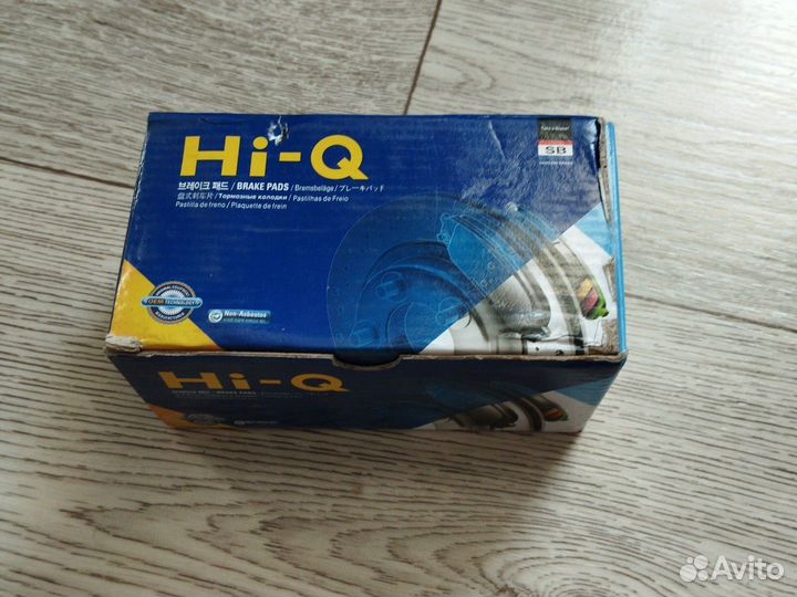 Тормозные колодки передние на hyundai solaris