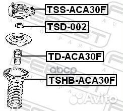 Опора амортизатора toyota RAV4 05-12 TSS-ACA30F
