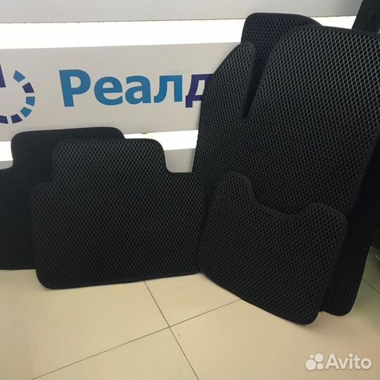 Коврики ева eva эва Toyota Land Cruzer чёрный кант