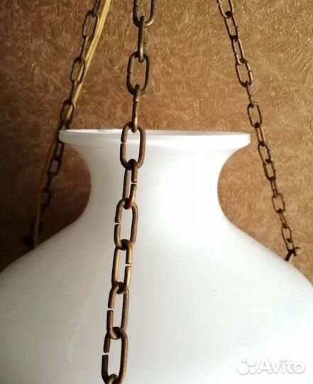 Люстра-керосинка-латунь