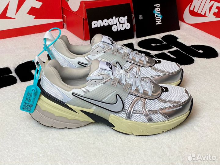 Nike V2K Summit Whitе Меtalliс Silver