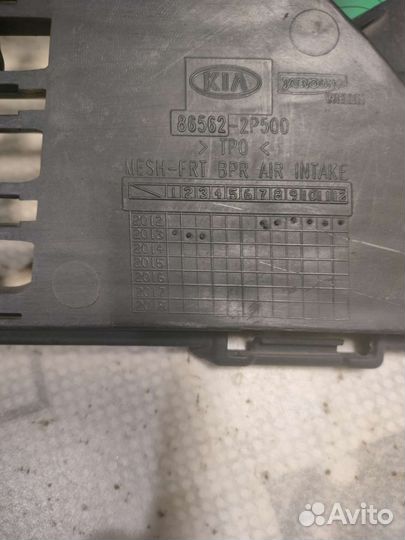 Решётка бампера kia sorento 2 86562-2p500