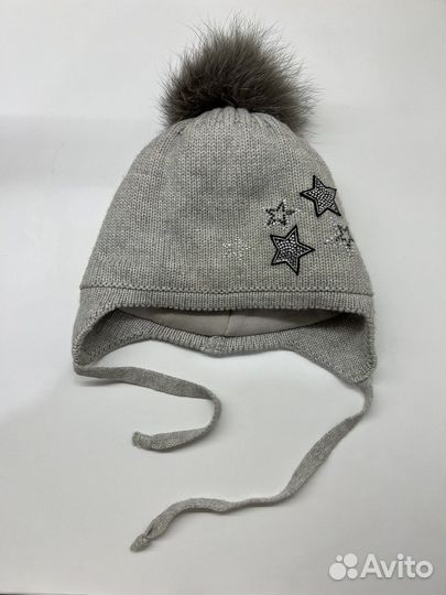 Шапка зимняя для девочки 54 56
