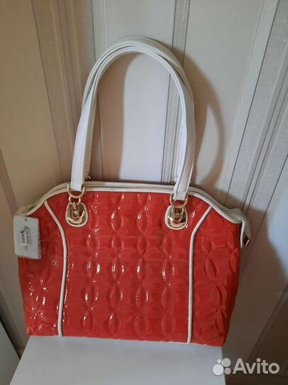 Сумка новая оранж лак Вестфалика