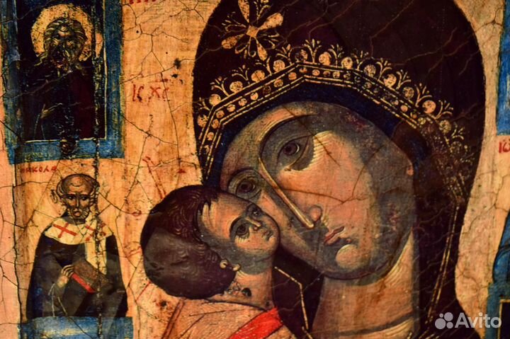 Икона Богоматерь Умиление с Деисусом. Игоревская
