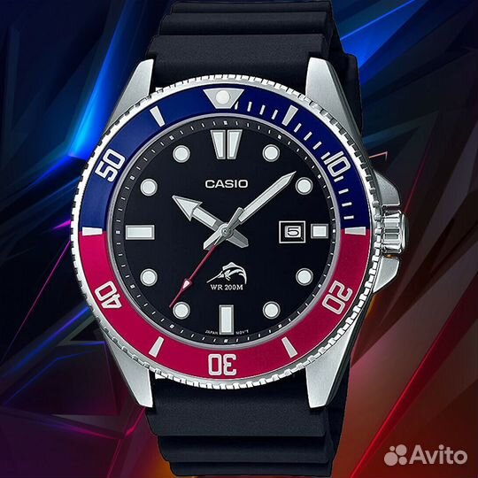 Casio MDV-106B-1A2 Pepsi Часы