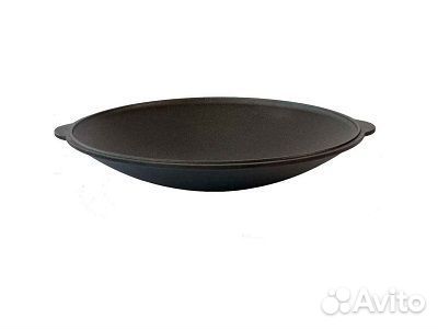 Садж 450 мм сковорода чугун Узбекистан (Размеры: 4