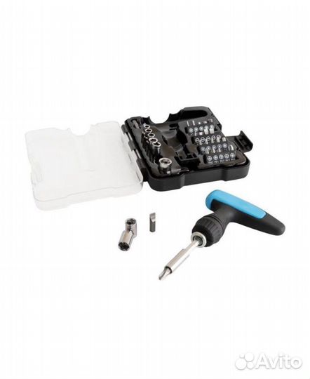 Набор бит и торцевых головок с рукоядкой (31 пр)