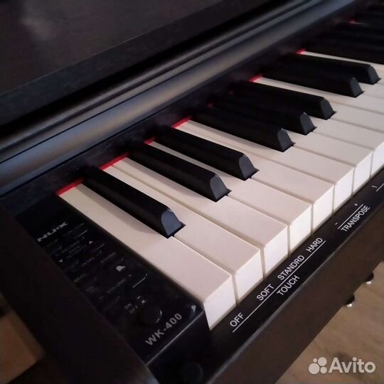 Цифровое пианино на стойке с педалями, черн, новое