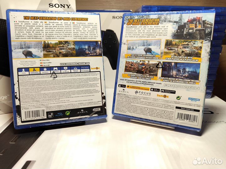 Новый диск SnowRunner PS5 PS4 Русская версия