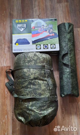 Спальный мешок, коврик,матрас