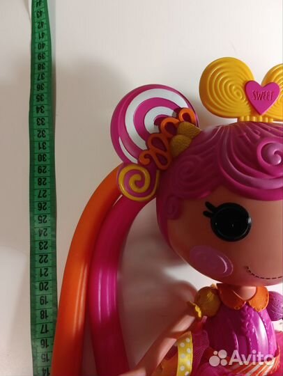 Большая кукла Лалалупси волосы тянучки 33см рост