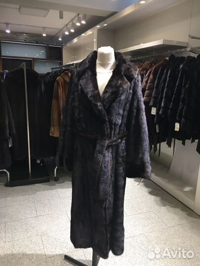 Шуба норковая с английским воротником 54 56 размер