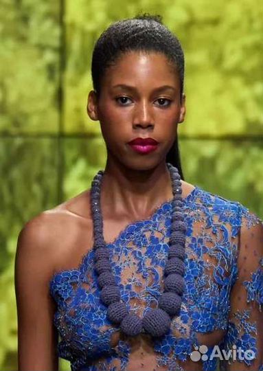 Набор бусины деревянные и пряжа (для слингобус