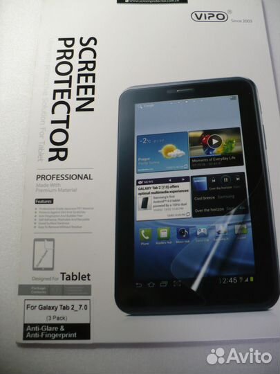 Пленка защитная для планшета Apple iPad 2,3,4