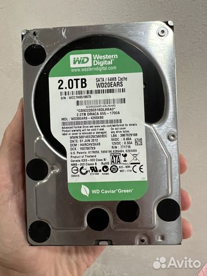 Жесткий диск Western Digital WD 2Tb WD10ezex
