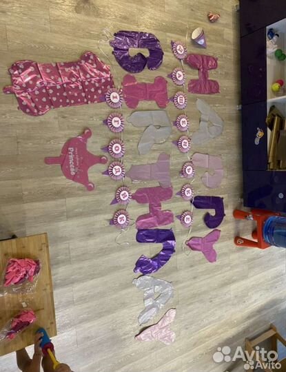 Воздушные шарики, гирлянда