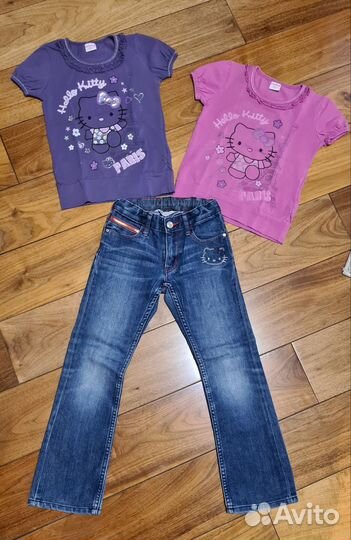 Пакет одежды на девочку рост 122см