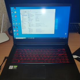 Игровой ноутбук 15.6 MSI GF65 I5 10500H RTX 3060