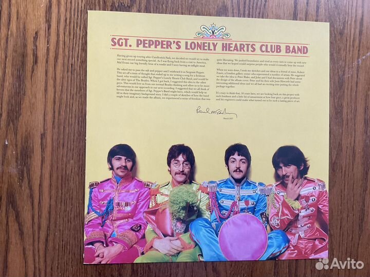 Пластинка The Beatles - Sgt. Pepper's Lonely Heart