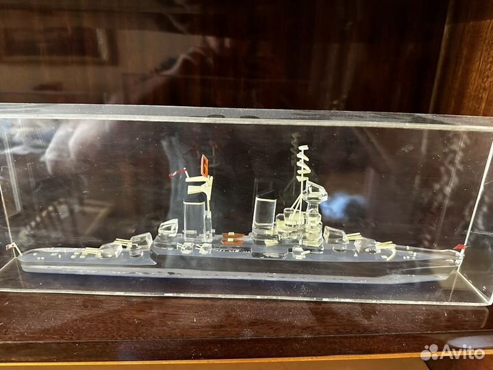 Макет военного корабля