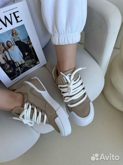 Кеды женские коричневые