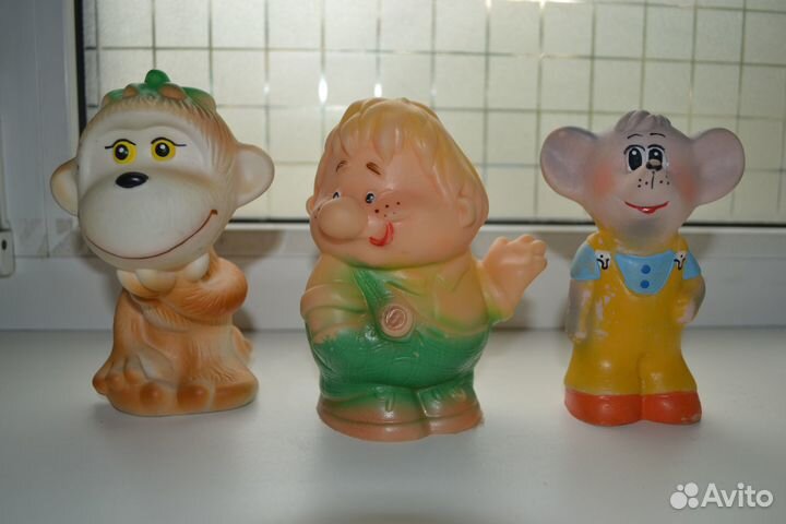 Резиновые игрушки СССР