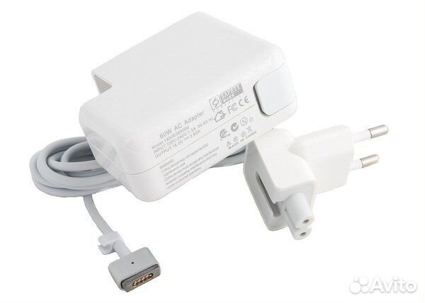 Блок питания Apple 16.5V, 3.65A, MagSafe 2, 60W дл